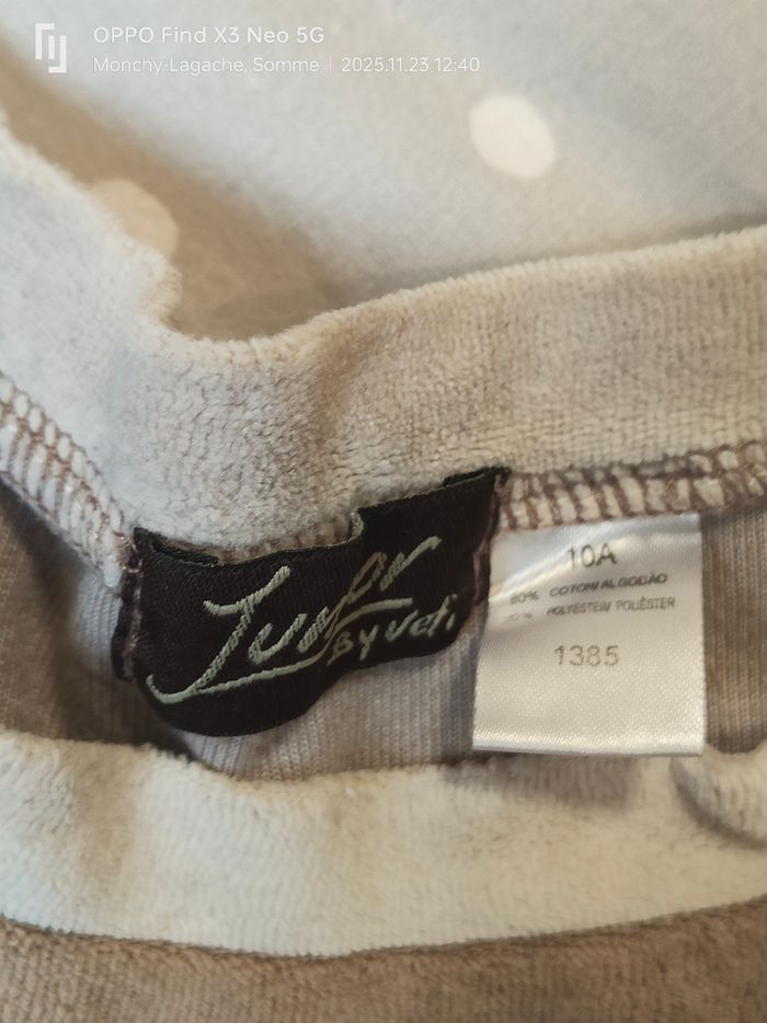 Pyjama velours 10ans - photo numéro 2