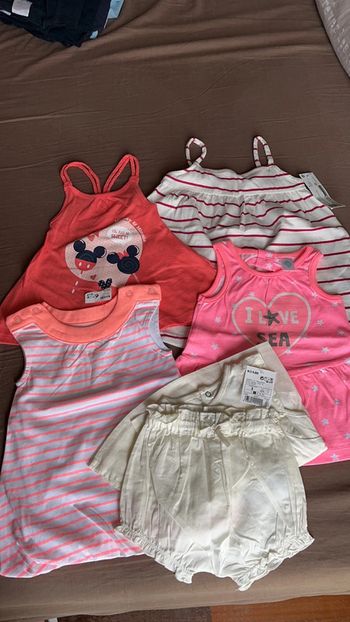 Lot cadeau naissance bébé été