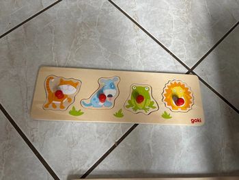 Puzzle en bois animaux