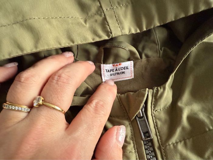 Blouson 3 ans TAO kaki - photo numéro 5