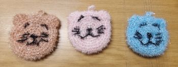 Le lot de 3 éponges 