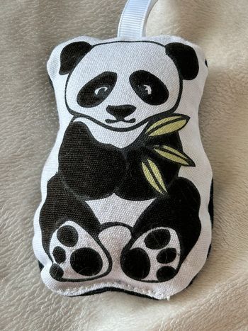 Doudou panda à peindre ou colorier