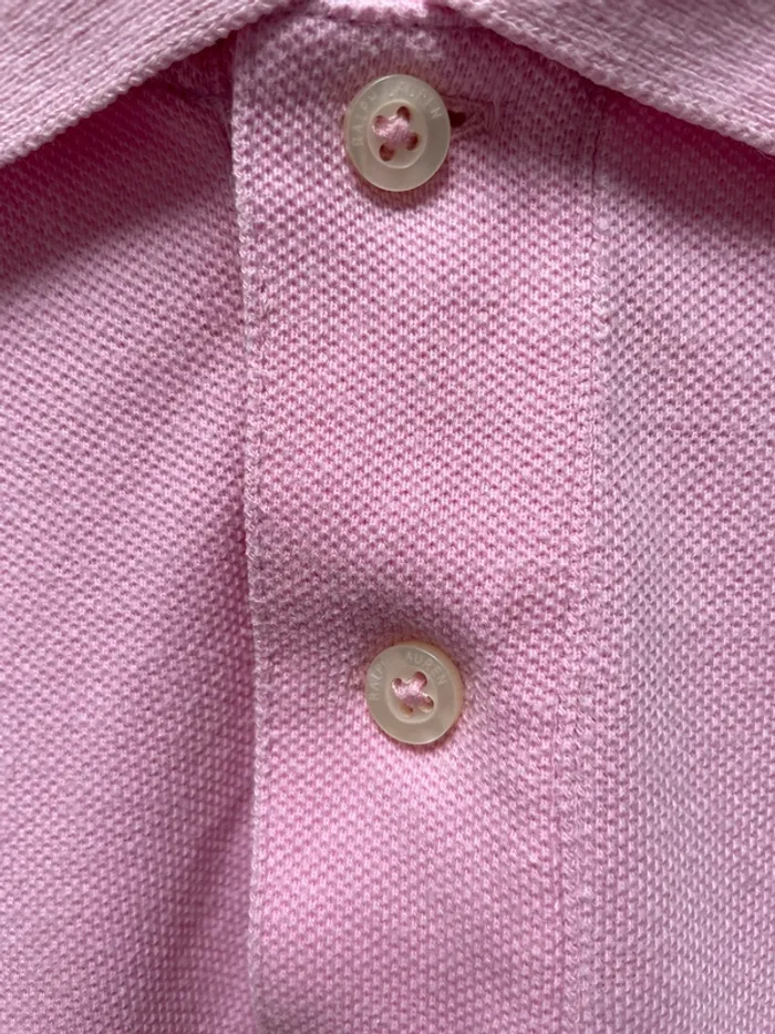 Polo Ralph Lauren pink logo green Skinny Womens XL - photo numéro 3