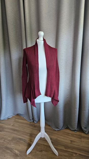 Gilet cascade, rouge bordeaux, taille FR S, Esprit