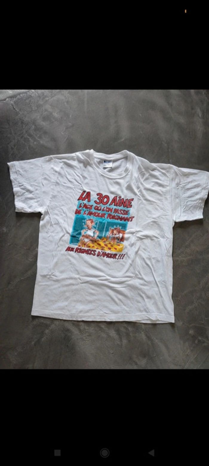 T-shirt humour 30 ans