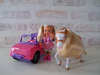 Poupée Simba - Jeep - Poney - Cheval (J7)