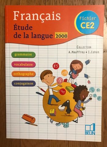 Français - Étude de la langue CE2 - Fichier élève