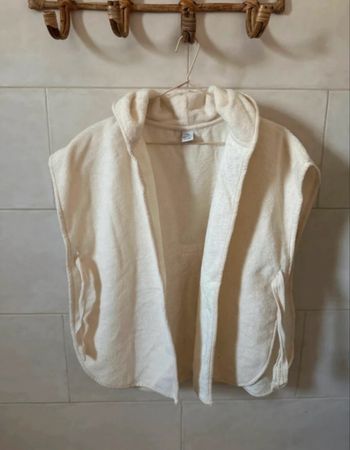 peignoir tout doux et gaze de coton 2/4ans de chez bb&co neuf
