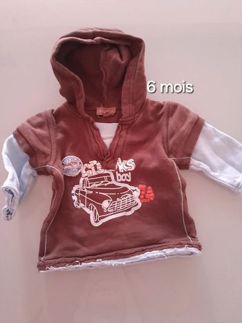 Pull à capuche 6m