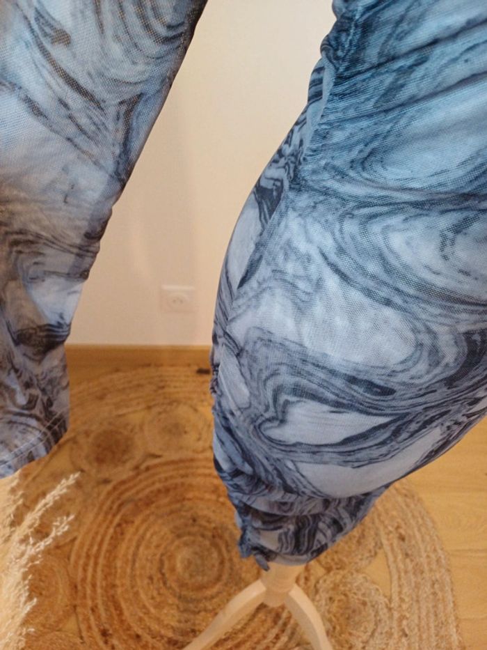 Robe grise moulante transparente neuve By Swan taille S 36 - photo numéro 4