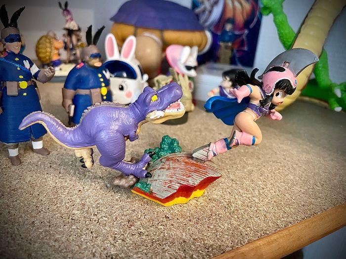 Figurine dragon ball gashapon capsule megahouse Chichi Rex - photo numéro 2