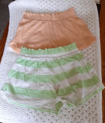 Lot shorts fillette