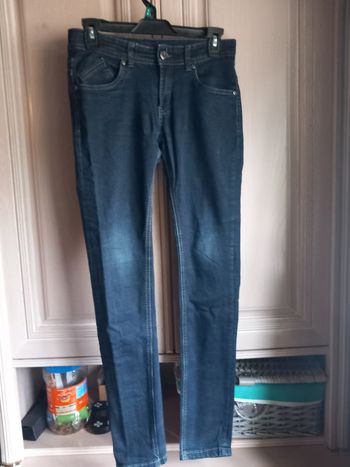 Jeans bleu marine taille 14 ans Gémo