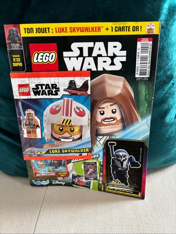 Magazine + Figurine Luke Skywalker Lego Star Wars n 22 Super