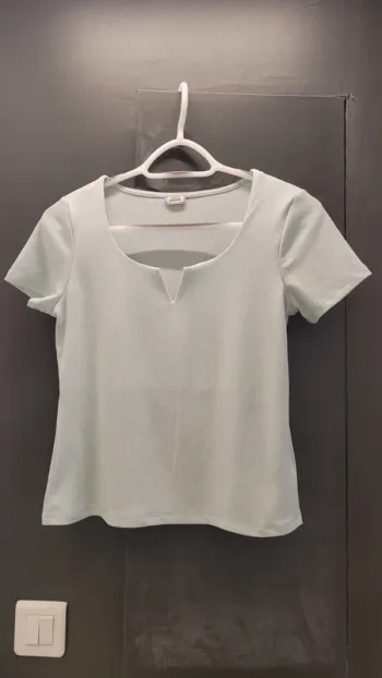 T-shirt manches courtes bleu très clair/ turquoise