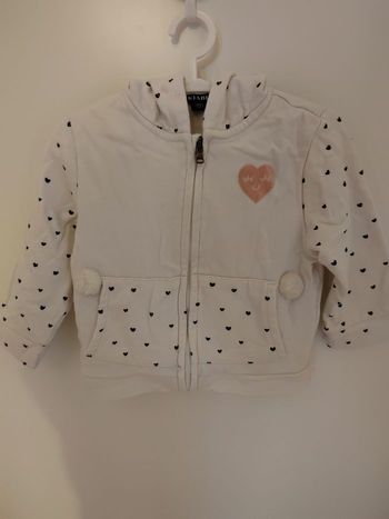 Sweat zip à capuche