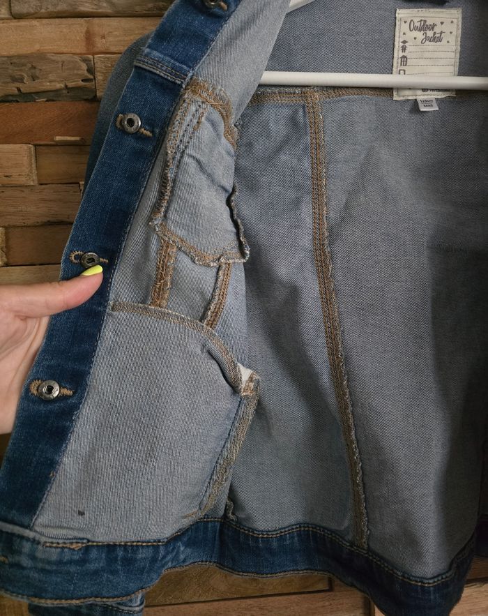 Veste en jeans 8 ans fille vertbaudet - photo numéro 3
