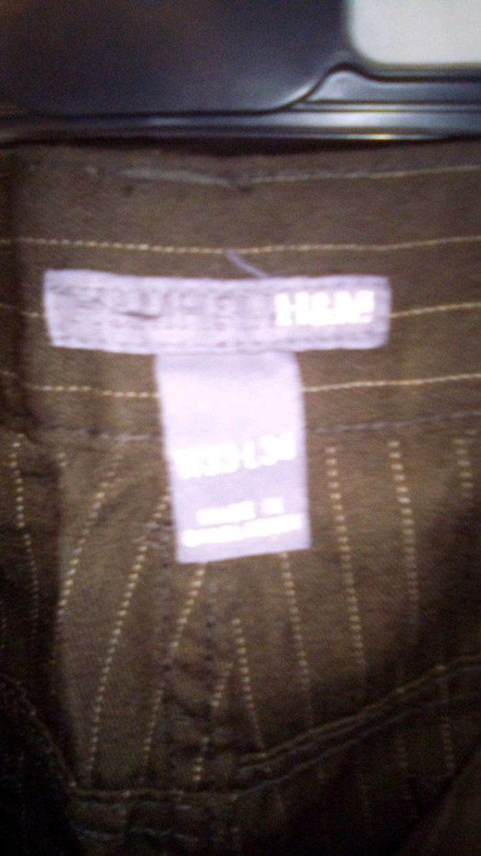 Pantalon marron rayé "H&M" - photo numéro 8