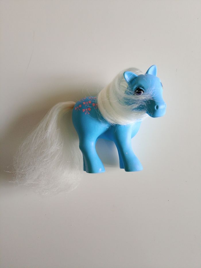 Mon petit poney G1 noeud papillon bowtie hasbro 1983 made in france