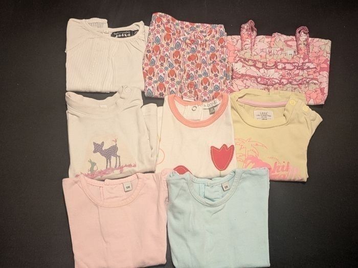 Lot 15 vêtements été fille 6 mois - photo numéro 4