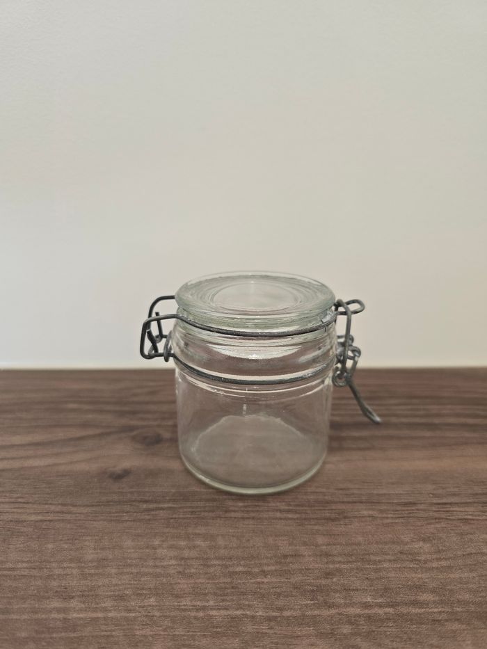 Lot de 3 petits bocaux en verre. - photo numéro 3