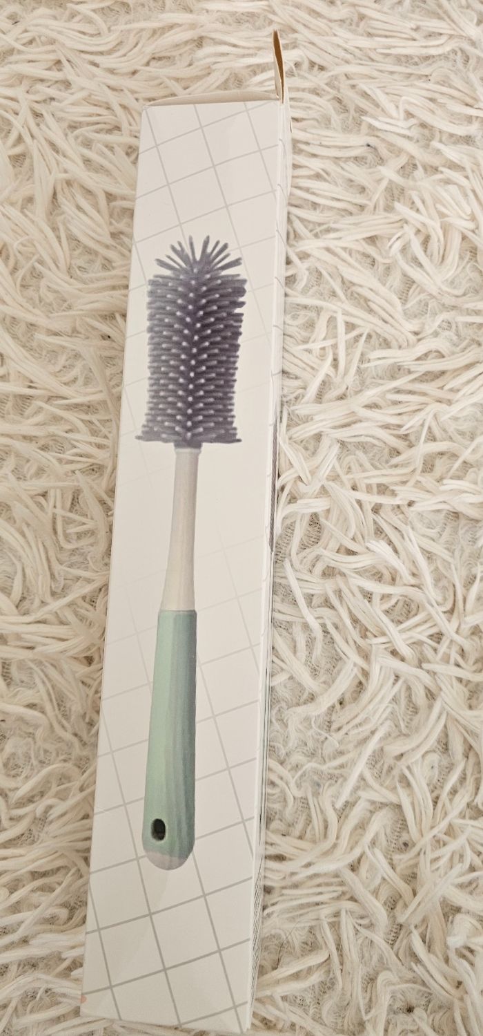 Lot de 2 goupillons en silicone vert d eau Neuf - photo numéro 5