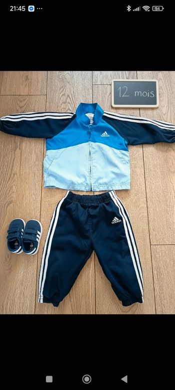 Ensemble Adidas veste et jogging 12 mois