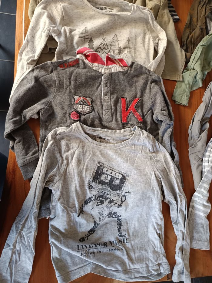 Lot 10 t-shirt ML 6ans garçon - photo numéro 3