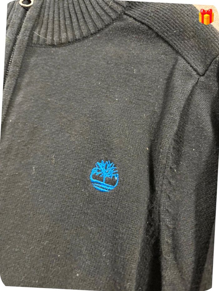 Gilet Timberland noir et bleu 8 ans - photo numéro 2