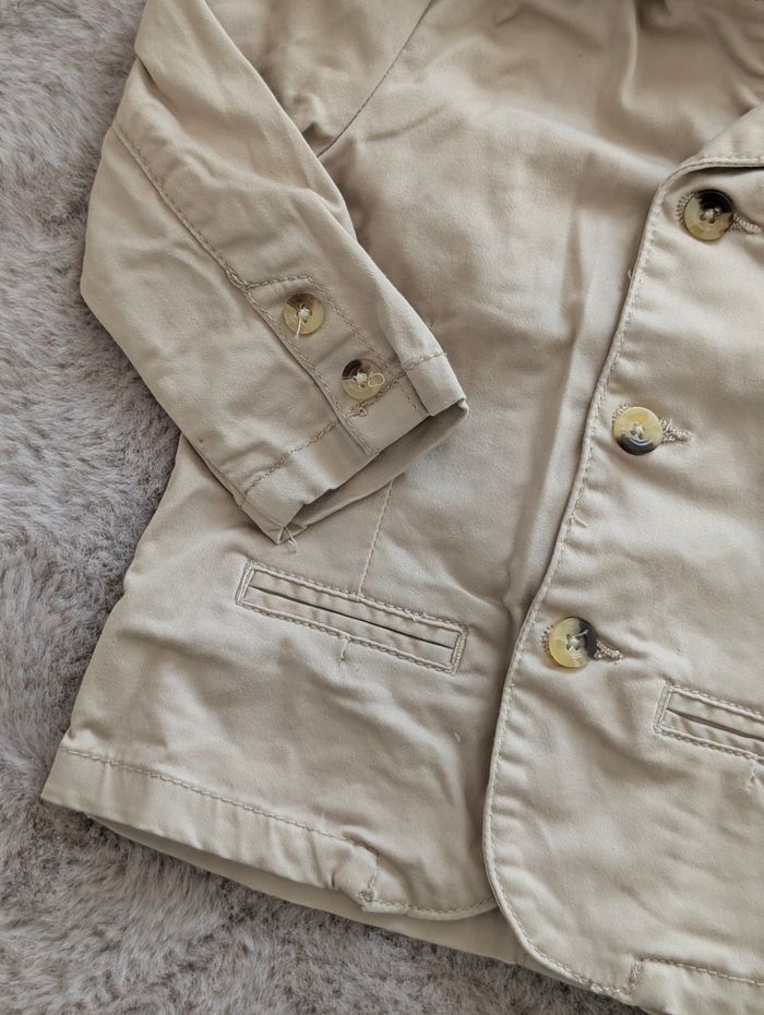 Veste trench beige bébé garçon Orchestra – 9 mois (71 cm) - photo numéro 2