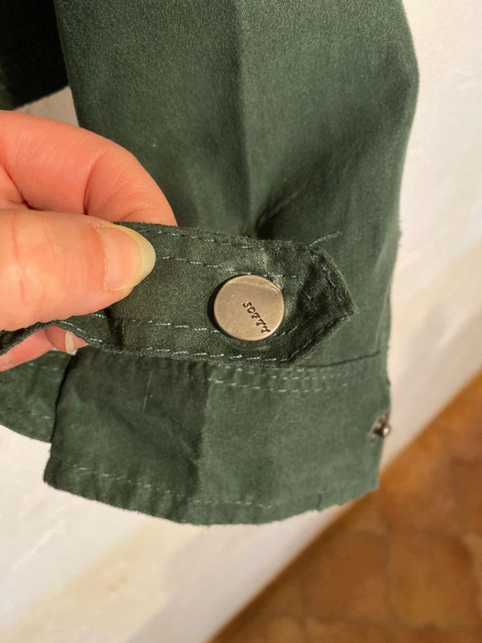 Veste courte vert sapin taille L - photo numéro 4