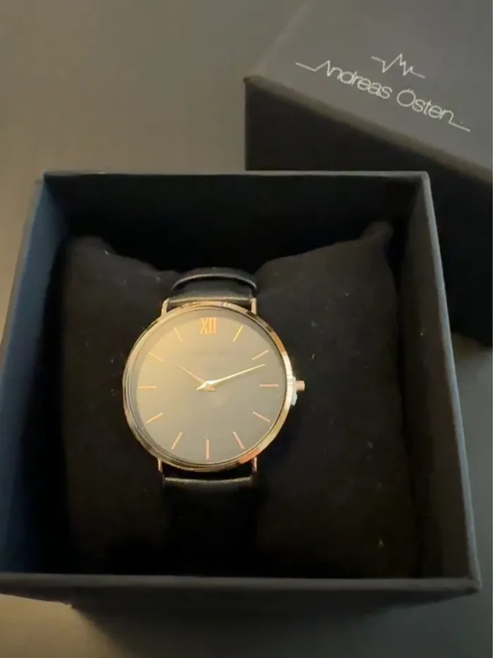 Andreas Osten Mixte Adulte Analogique Montre avec Bracelet en Cuir AO-237 - photo numéro 3
