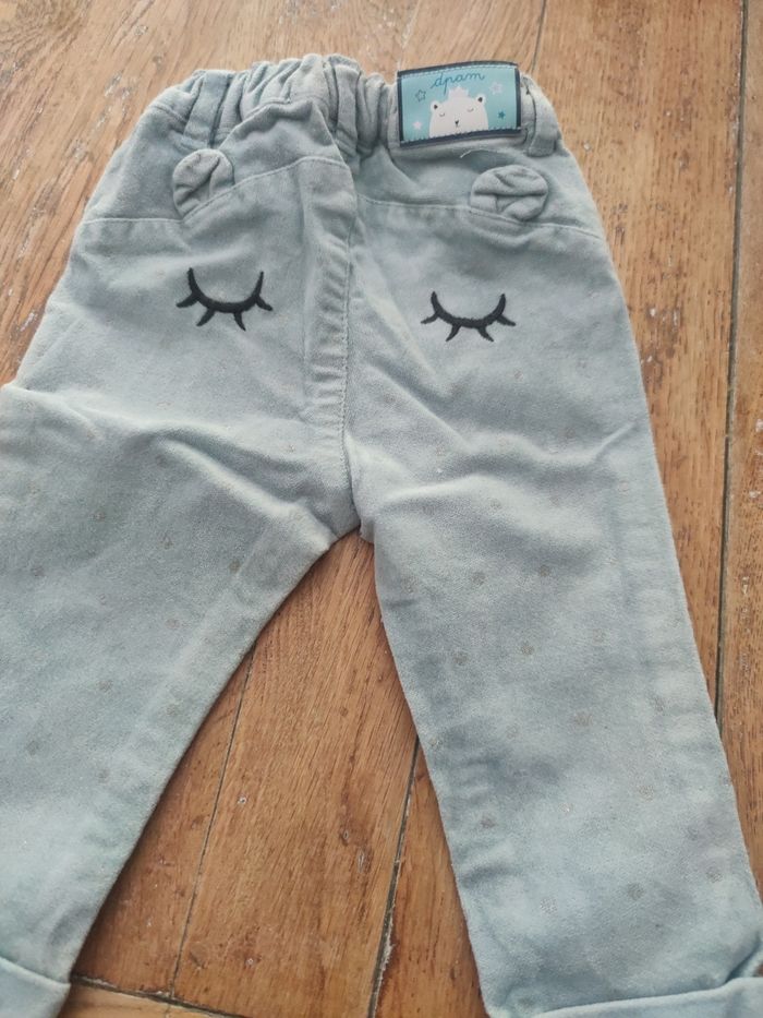 Lot 2 pantalons DPAM 9 mois - photo numéro 5