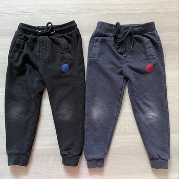 Lot de 2 jogging bleu et noir Vertbaudet 4 ans