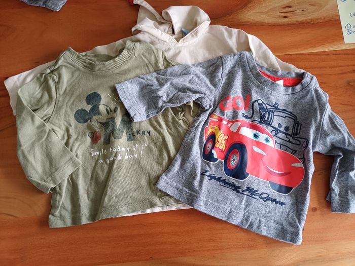 Lot 4 pièces bébé garçon 3 mois - Mickey, Cars & Jean - photo numéro 2