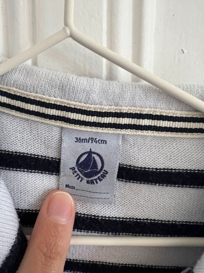 Pull marinière petit bateau 3 ans - photo numéro 2