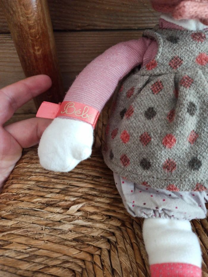 Peluche poupée les coquettes Moulin roty tbe - photo numéro 7