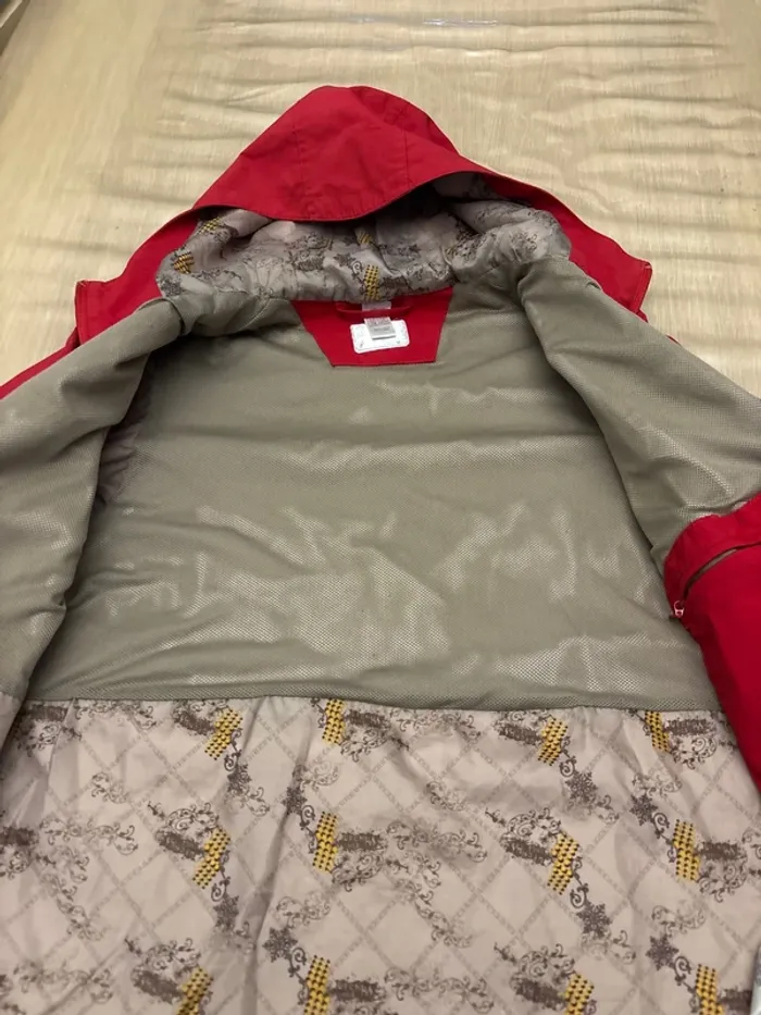 Coupe vent rouge intérieur gris 12 ans quechua - photo numéro 4