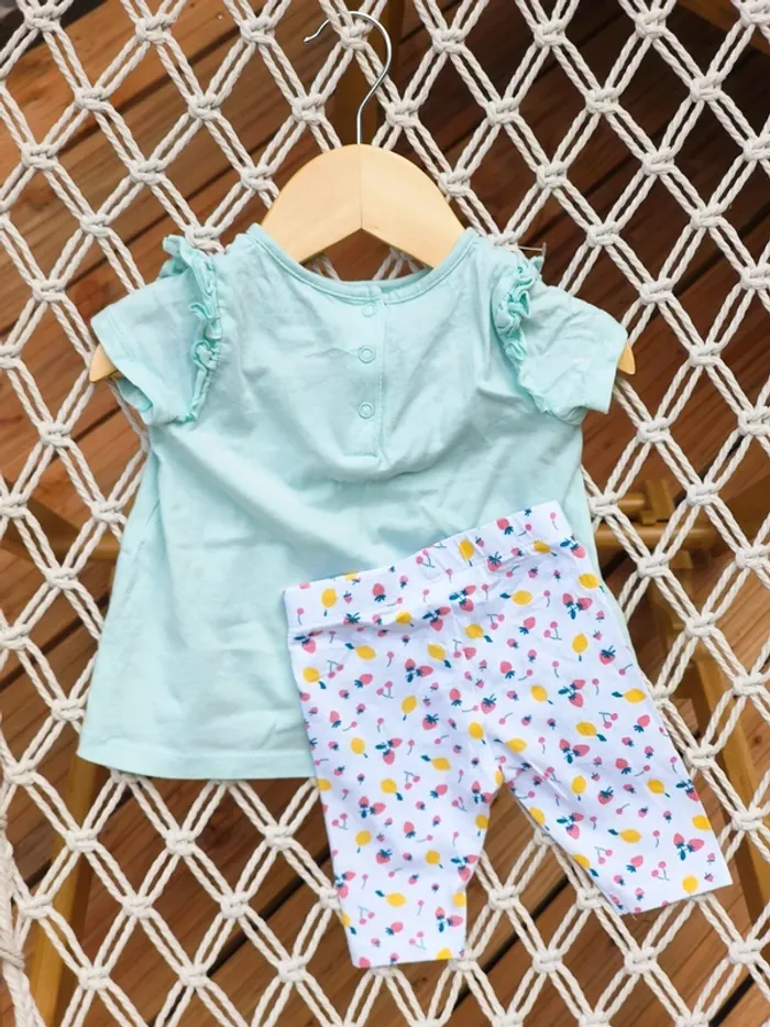 Tshirt + pantalon intenso fille de 6 mois - photo numéro 8