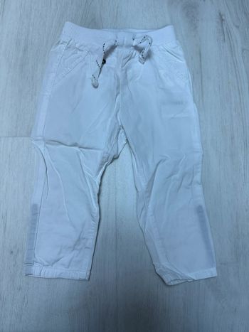 Pantalon blanc kiabi 18 mois