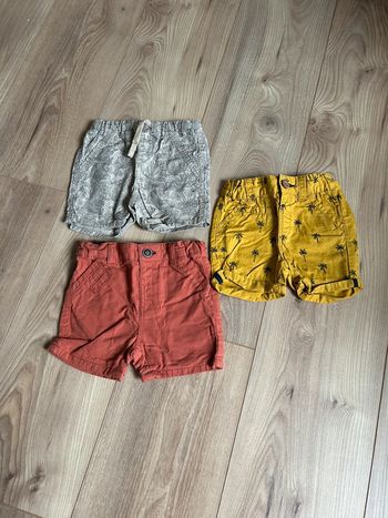 Lot de 3 shorts 6 mois