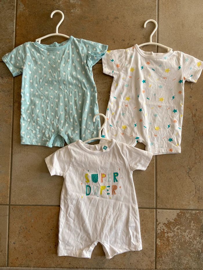 Lot combi short 1 mois