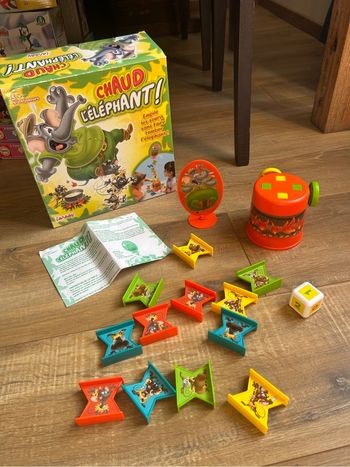 Jeu chaud l’éléphant