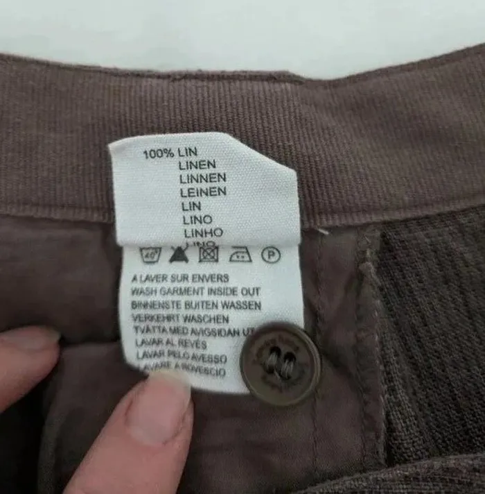 Pantalon d'été 100% lin - Somewhere - taille 42 - photo numéro 5