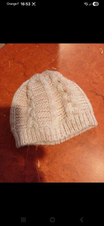 Bonnet fille taille 2 ans