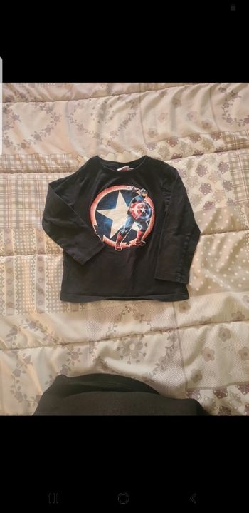 Polo petit garçon Capitaine America