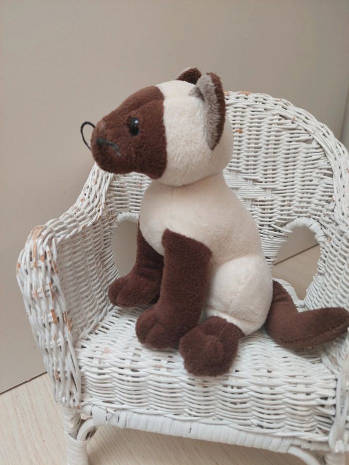 Jemini M6 interactions - peluche chat siamois