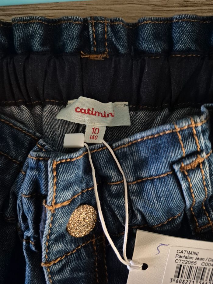 Jean Denim fille Catimini 10 ans - photo numéro 7