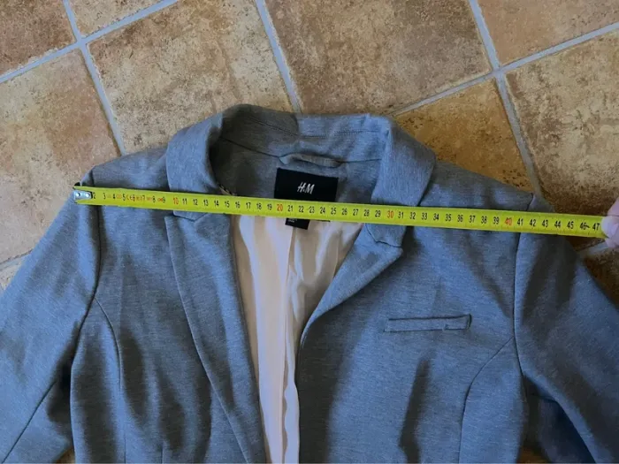 Veste blazer gris - photo numéro 12