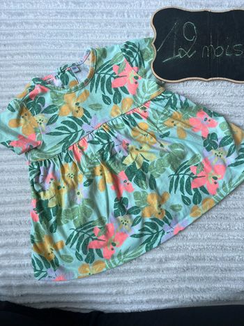 Tunique fleurie 12 mois